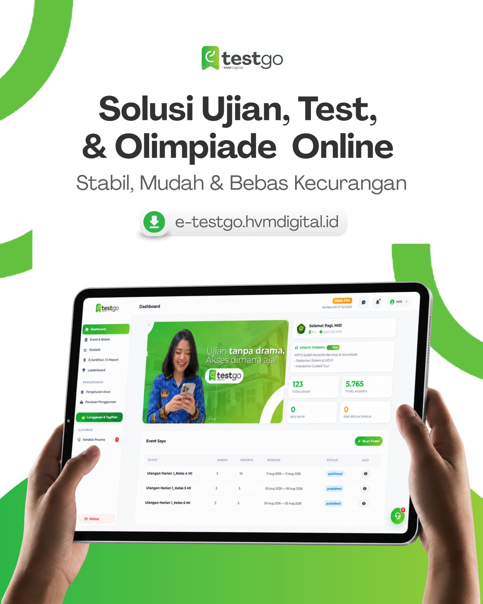 E-testGo CBT Digital – Aplikasi Ujian Online Gratis